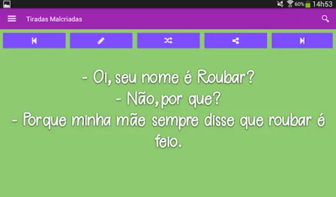 Tiradas Malcriadas android App screenshot 1